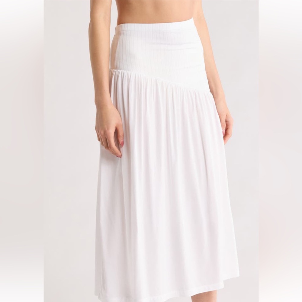 Sanctuary Textured White Skirt